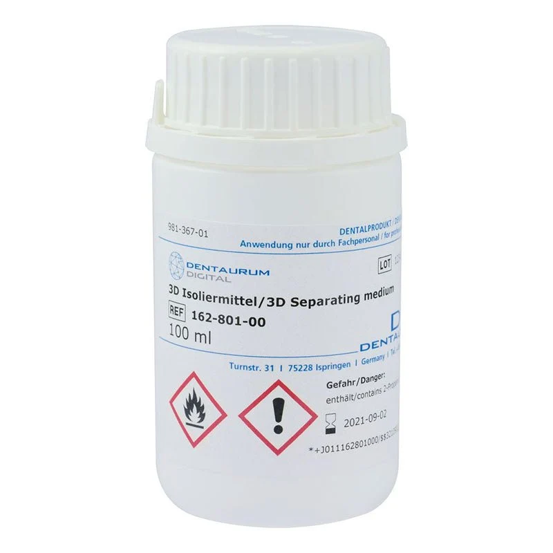 Insulating 3D printing varnish Dentaurum - kunststof glas - orthodontics.