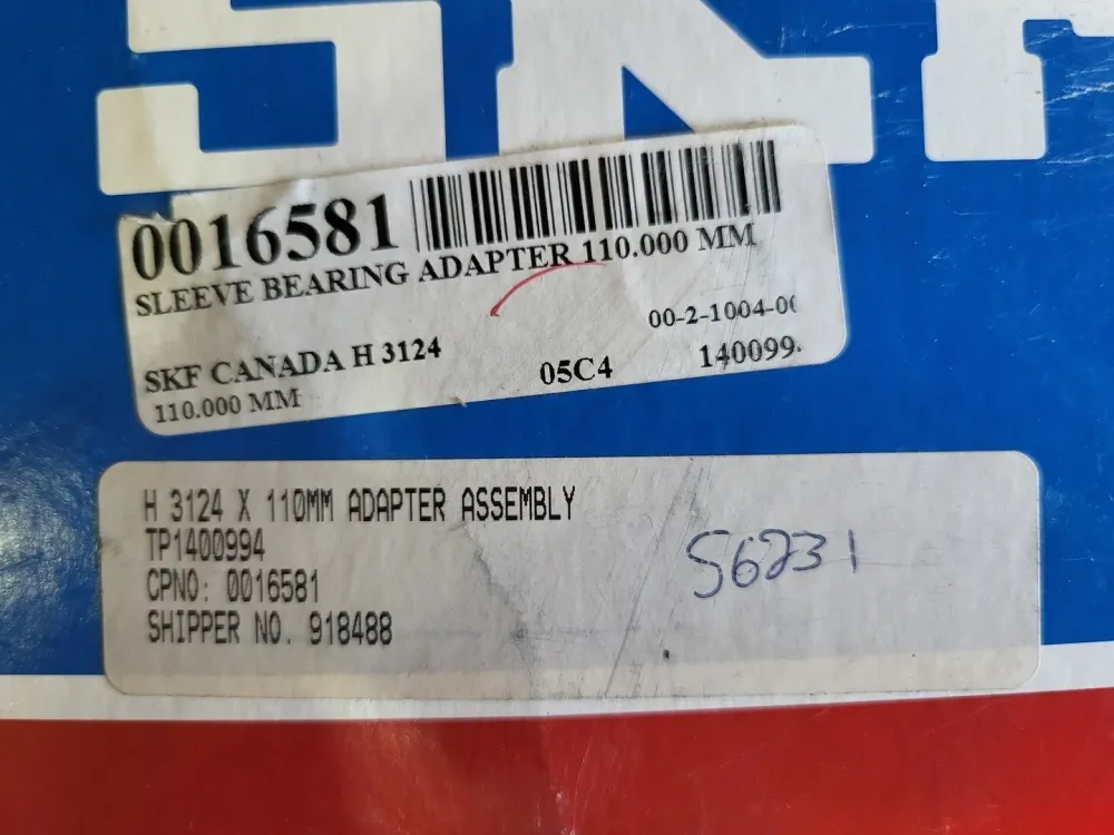 Bearing Adapter Sleeve H3124, 110 mm