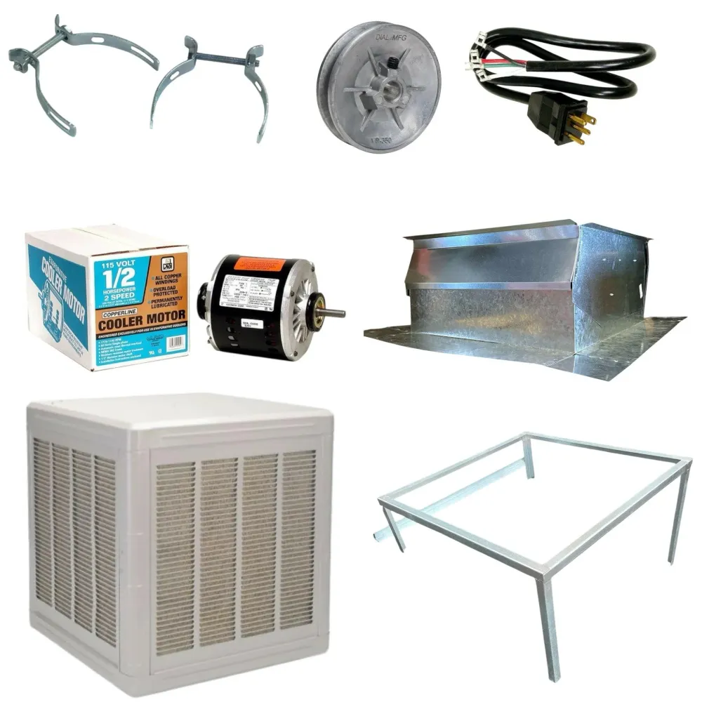 FD350 Evaporative Cooler Complete Installation Parts voor Buitenconstructies