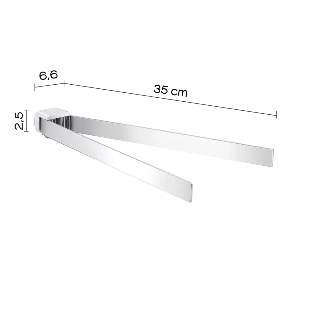 Gedy Pirenei series swivel napkin holder - Chroom