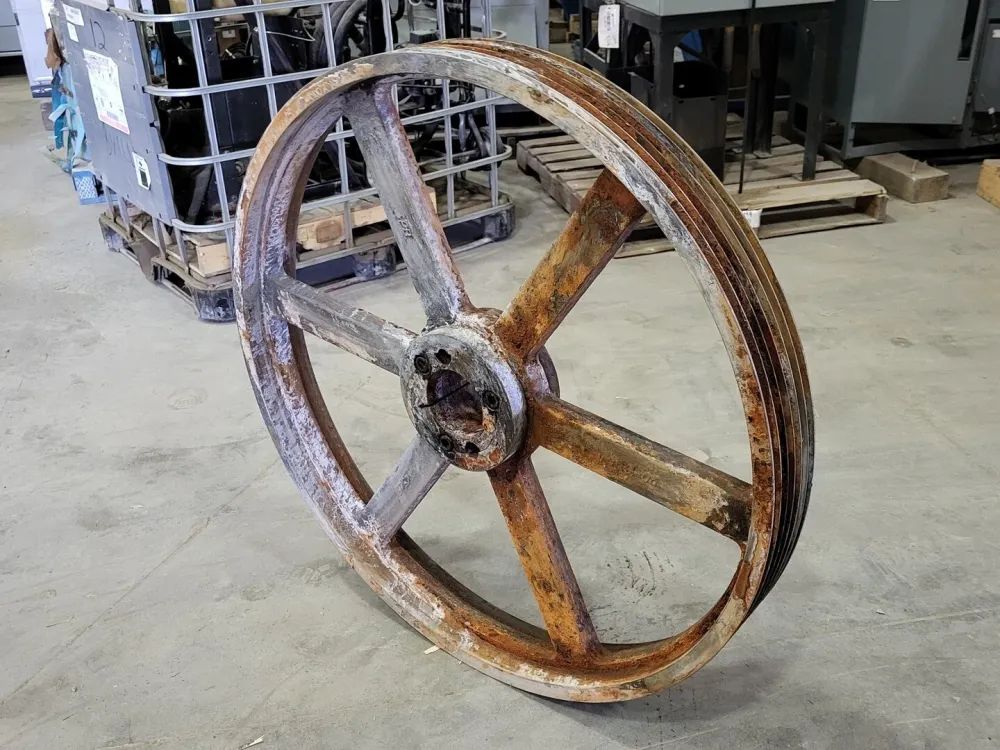 6 Groove Sheave 38.35" | Corrosiebestendig | Chemisch Bestendig
