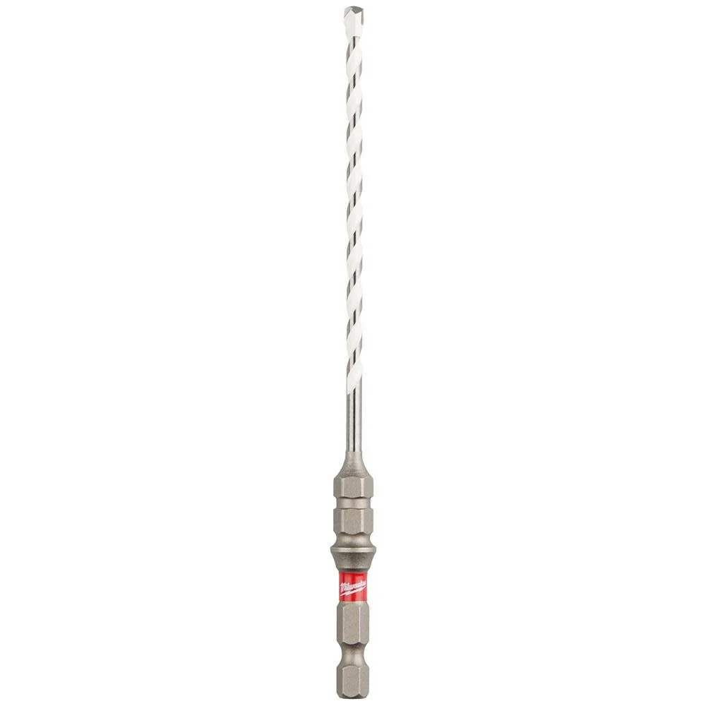 MILWAUKEE 5/32" X 6" SHOCKWAVE IMPACT DUTY Carbide Multi-Material Drill Bit Concrete Screws