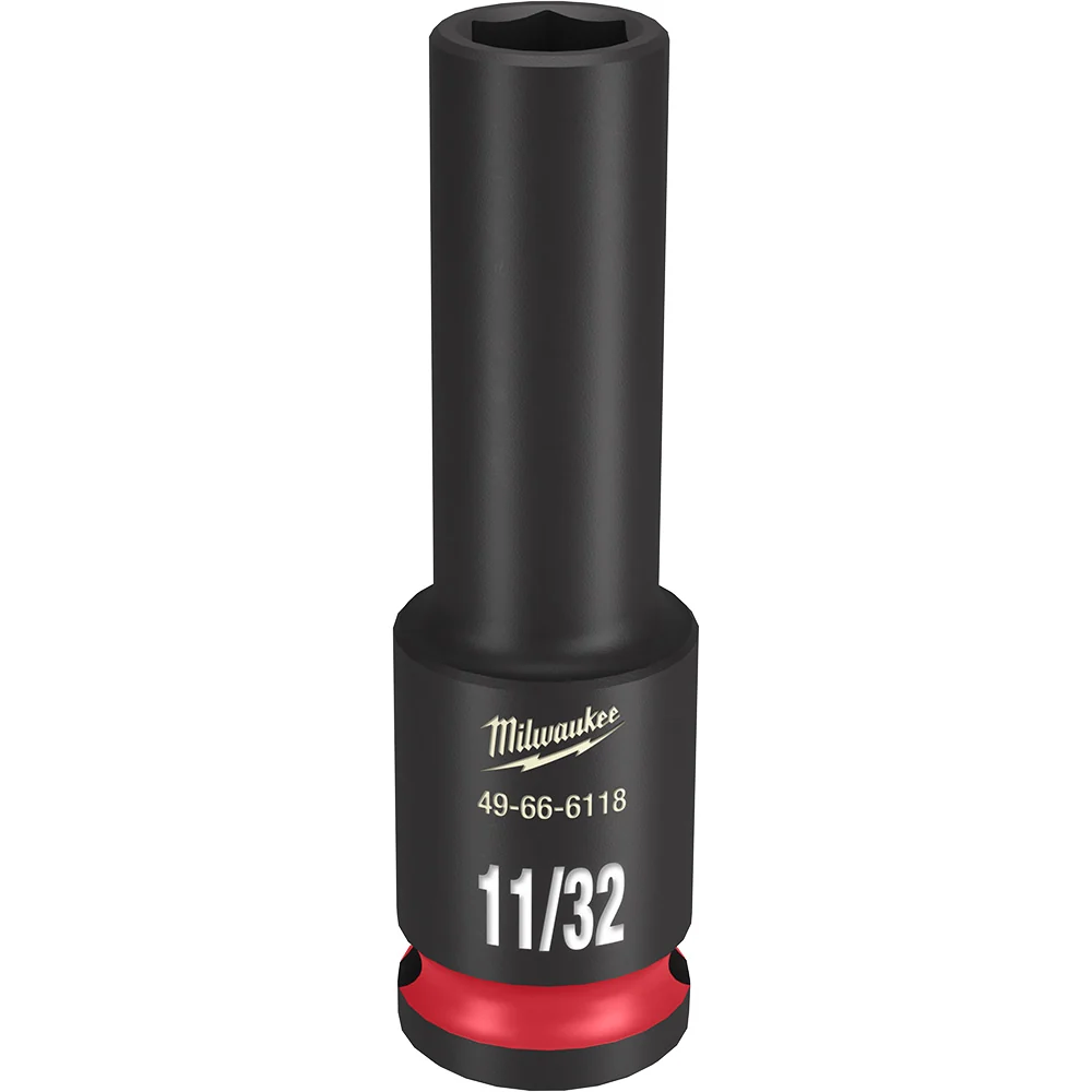 MILWAUKEE SHOCKWAVE Impact Duty 3/8" Drive 11/32" Deep 6 Point Socket