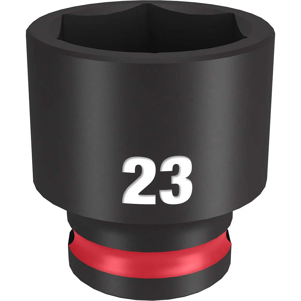 MILWAUKEE SHOCKWAVE Impact Duty 3/8" Drive 23MM Normaal 6 Point Socket