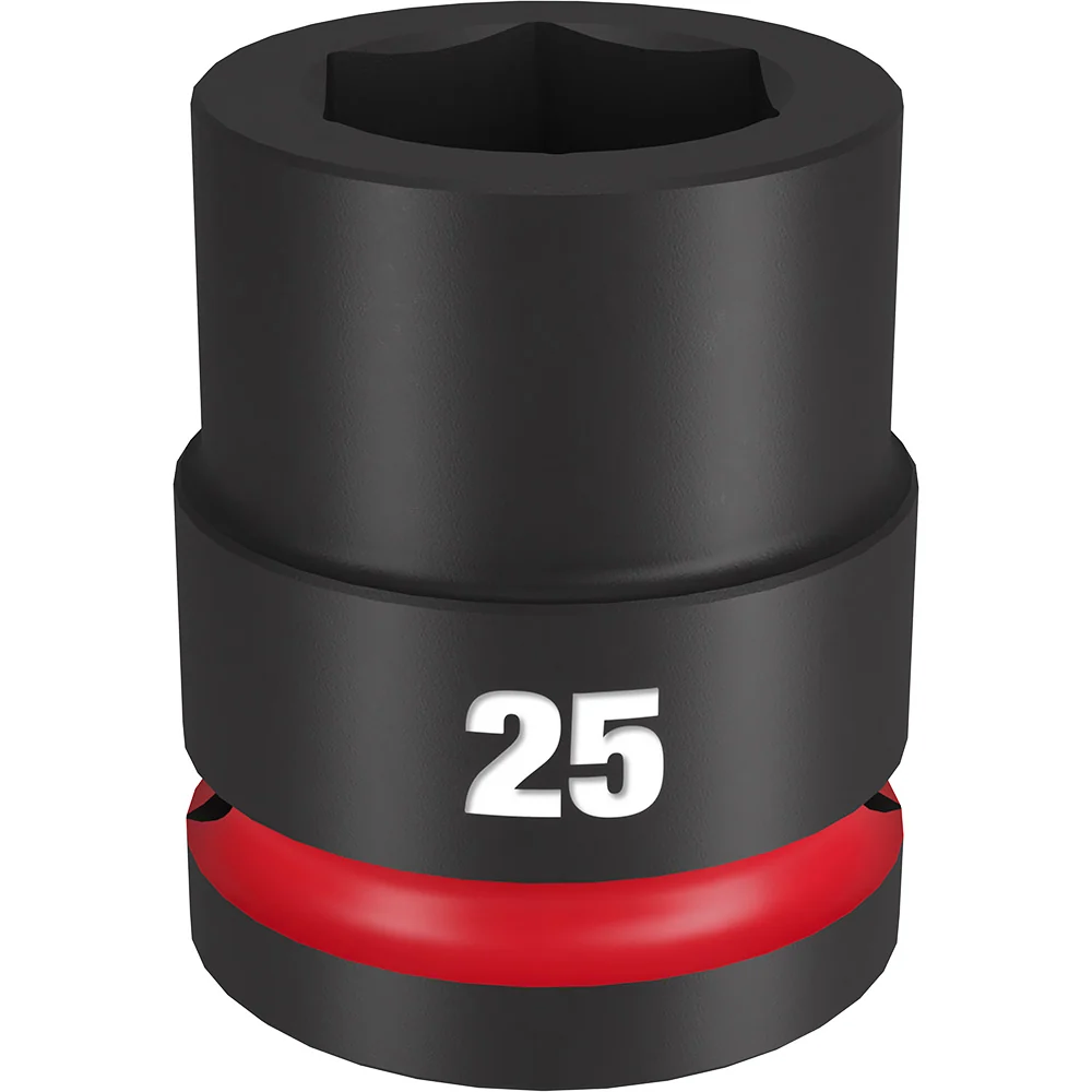MILWAUKEE SHOCKWAVE Impact Duty 3/4" Drive 25MM Klassiek 6 Point Socket