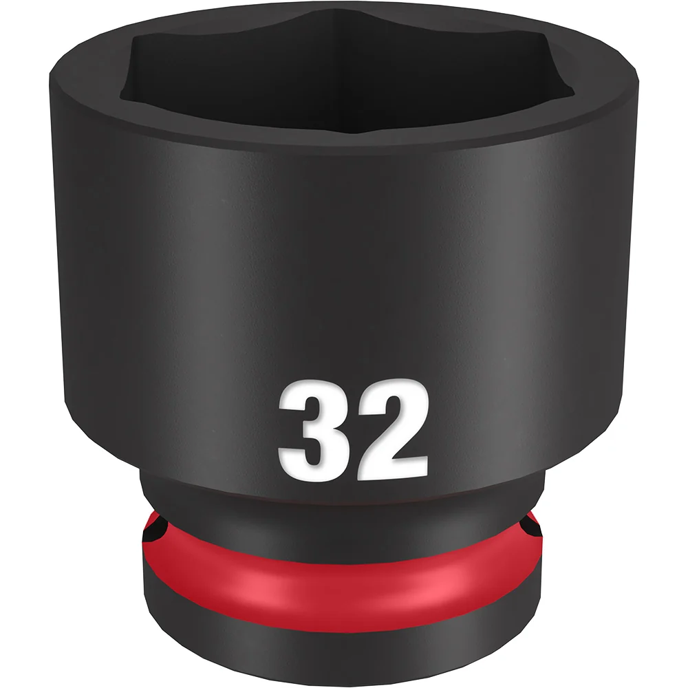 MILWAUKEE SHOCKWAVE Impact Duty 1/2" Drive 32MM Regulier 6 Point Socket