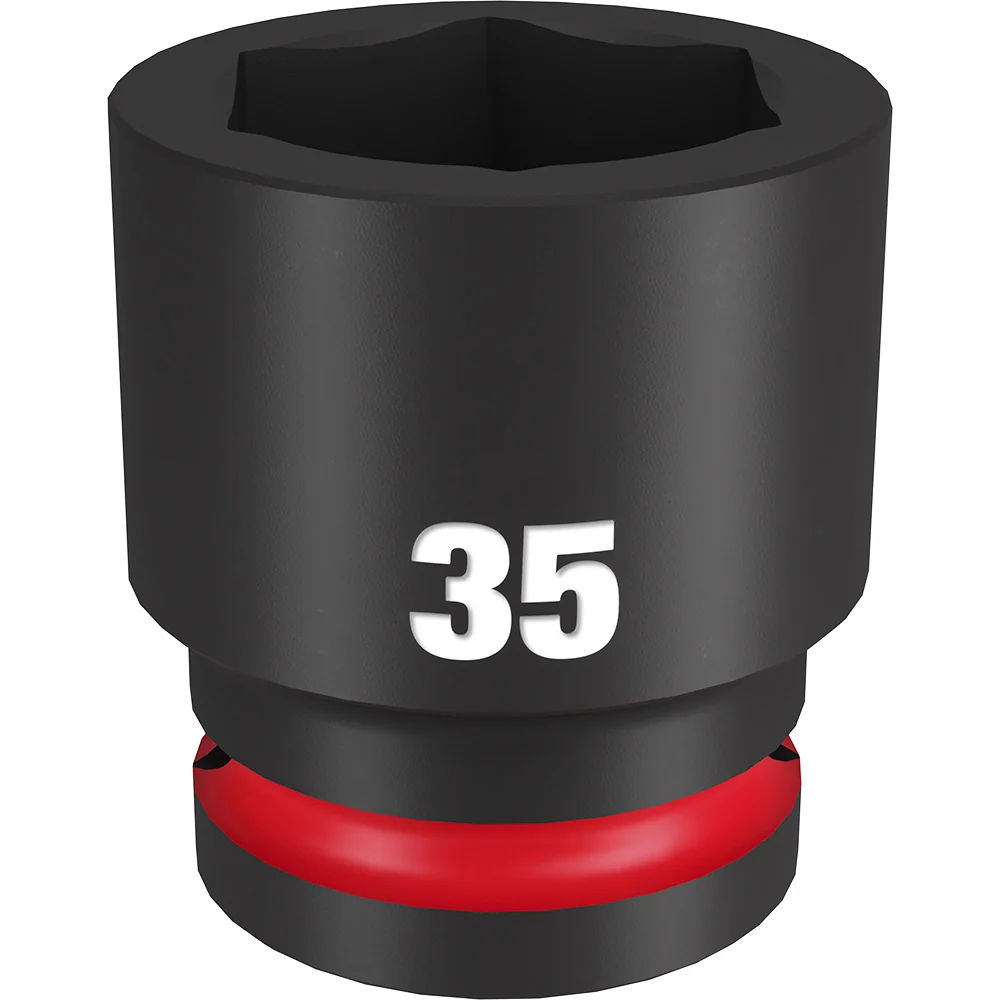 MILWAUKEE SHOCKWAVE Impact Duty 3/4" Drive 35MM Regulier 6 Point Socket