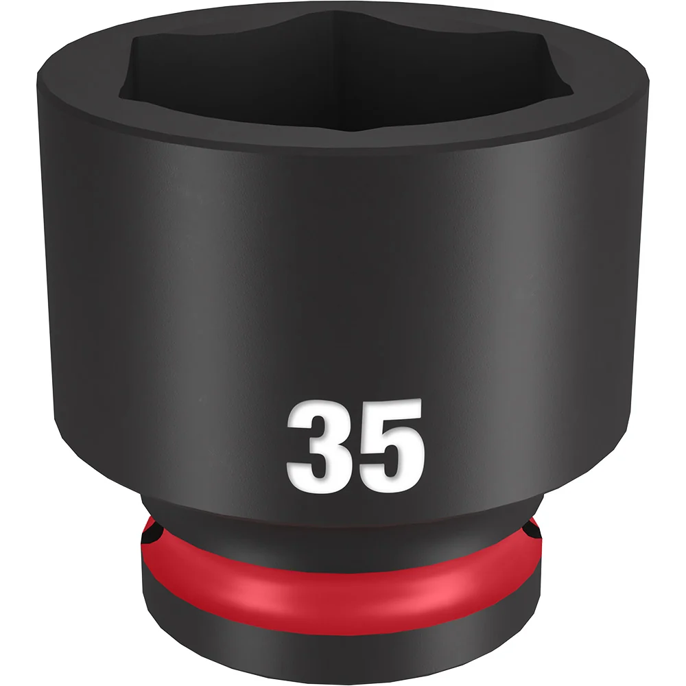MILWAUKEE SHOCKWAVE Impact Duty 1/2" Drive 35MM Basis 6 Point Socket
