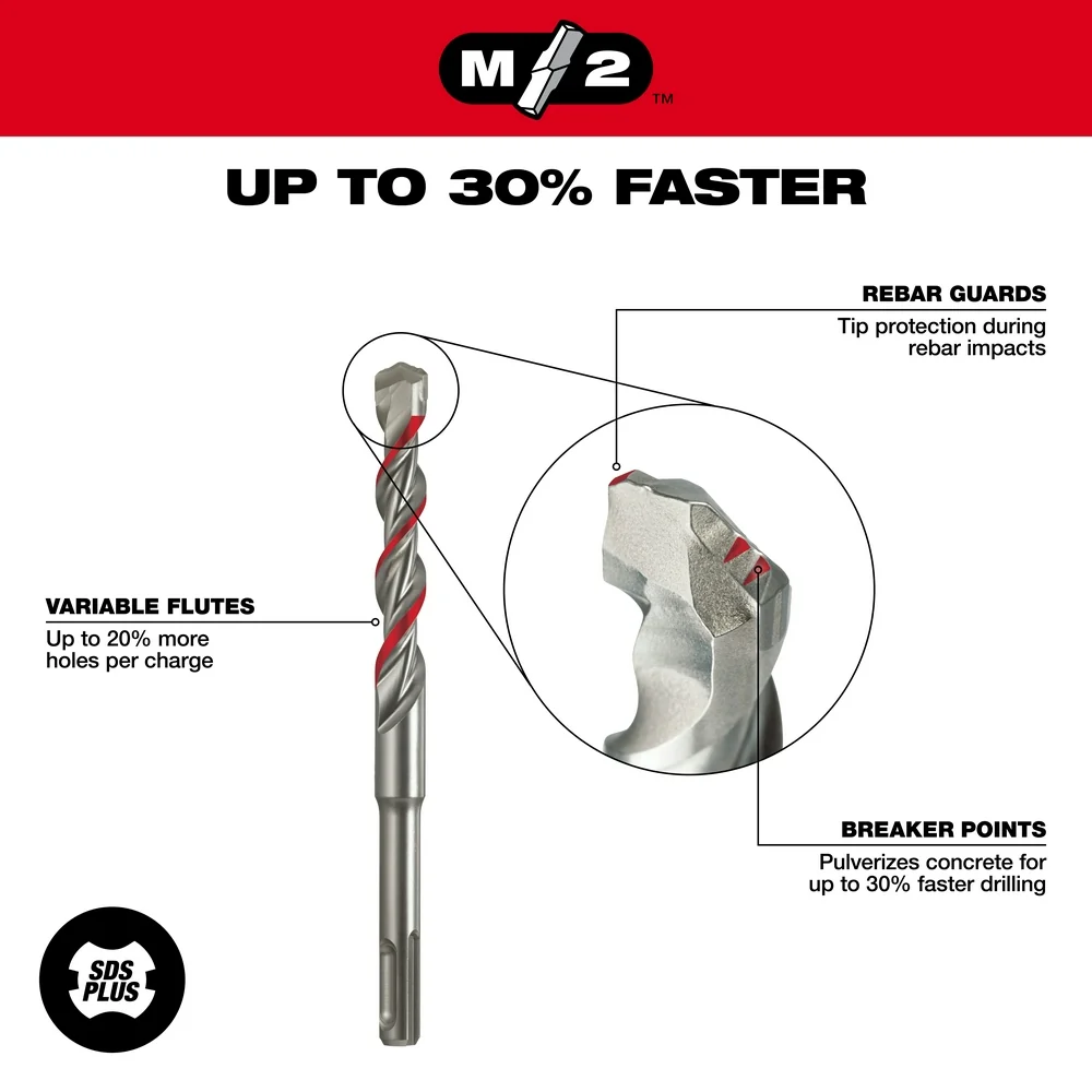 Milwaukee Tools 1/2"x6" SDS Bit 48-20-7471