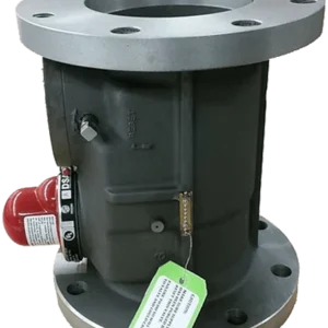 Pacific Seismic Products VB-317F Series 6" 60PSI Vertical Bottom Inlet Flanged High Pressure Earthquake Gas Shut-Off Valve