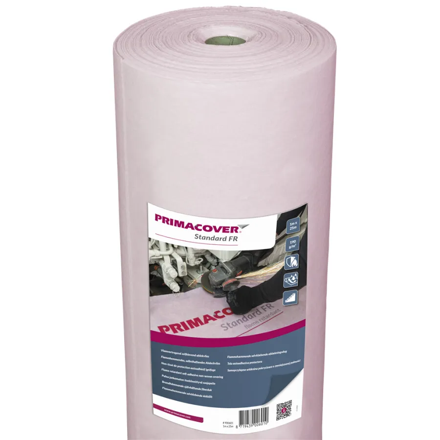PrimaCover Basis FR - zelfklevend vlamvertragend afdekvlies