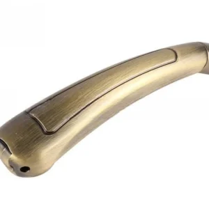 Verzonken Afdek Roto Hardware Antique Messing Folding Crank Handle - 5/16" Spline
