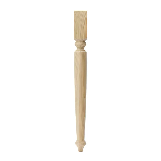 Waddell 3.25- x 35- Butcher Block Dennen End Table Leg