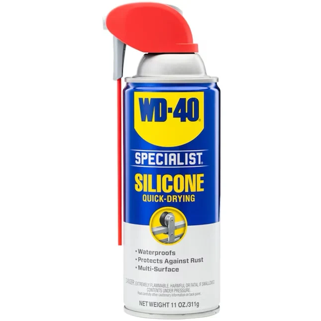 WD-40 Specialist Silicone Quick-Drying Lubricant Zelflerend Straw Spray 11-oz