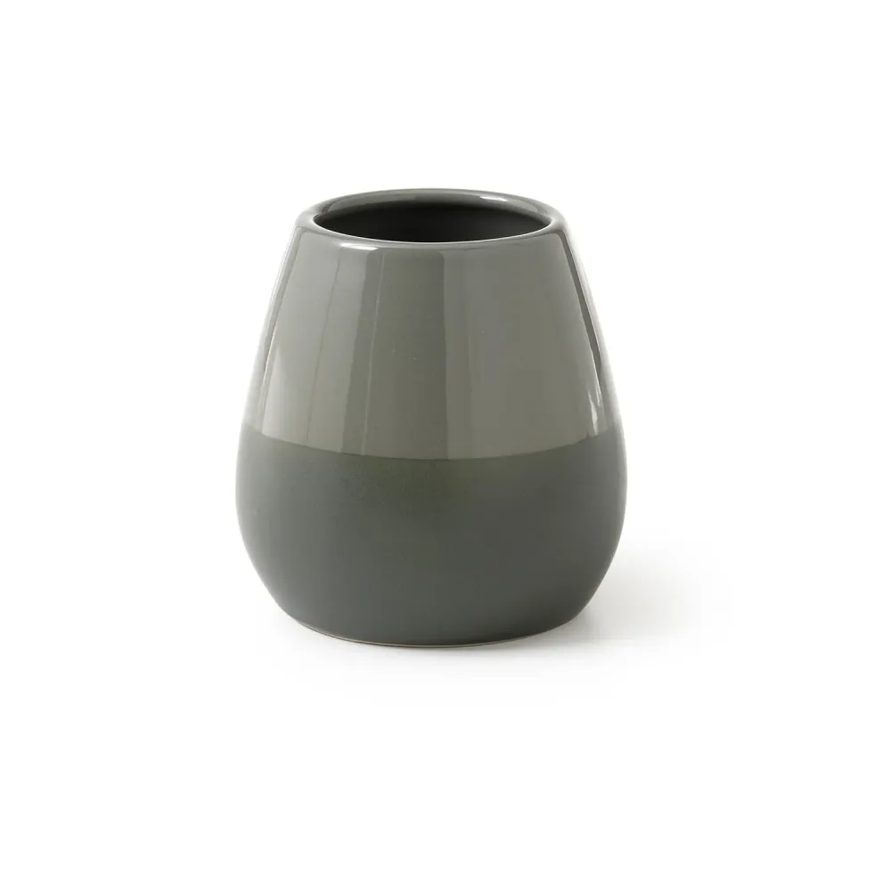 Wilma series Gedy countertop toothbrush holder - Sage Groen
