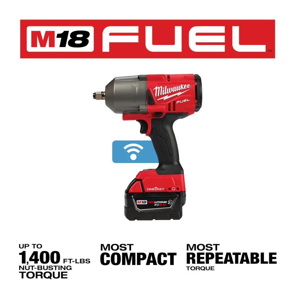 MILWAUKEE M18 FUEL™ w/ ONE-KEY™ High Torque Impact Wrench 1/2" Friction Ring Kit