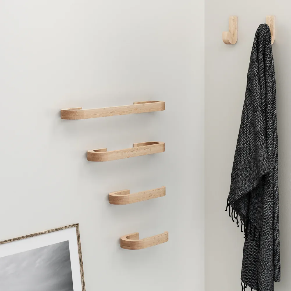 E-ring Bamboo ring napkin holder Gedy Himalaya series - Authentiek