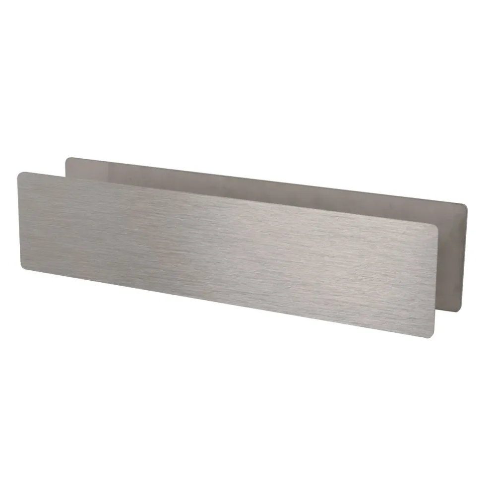 STOER! Briefplaat Afdichter London RVS Transparant