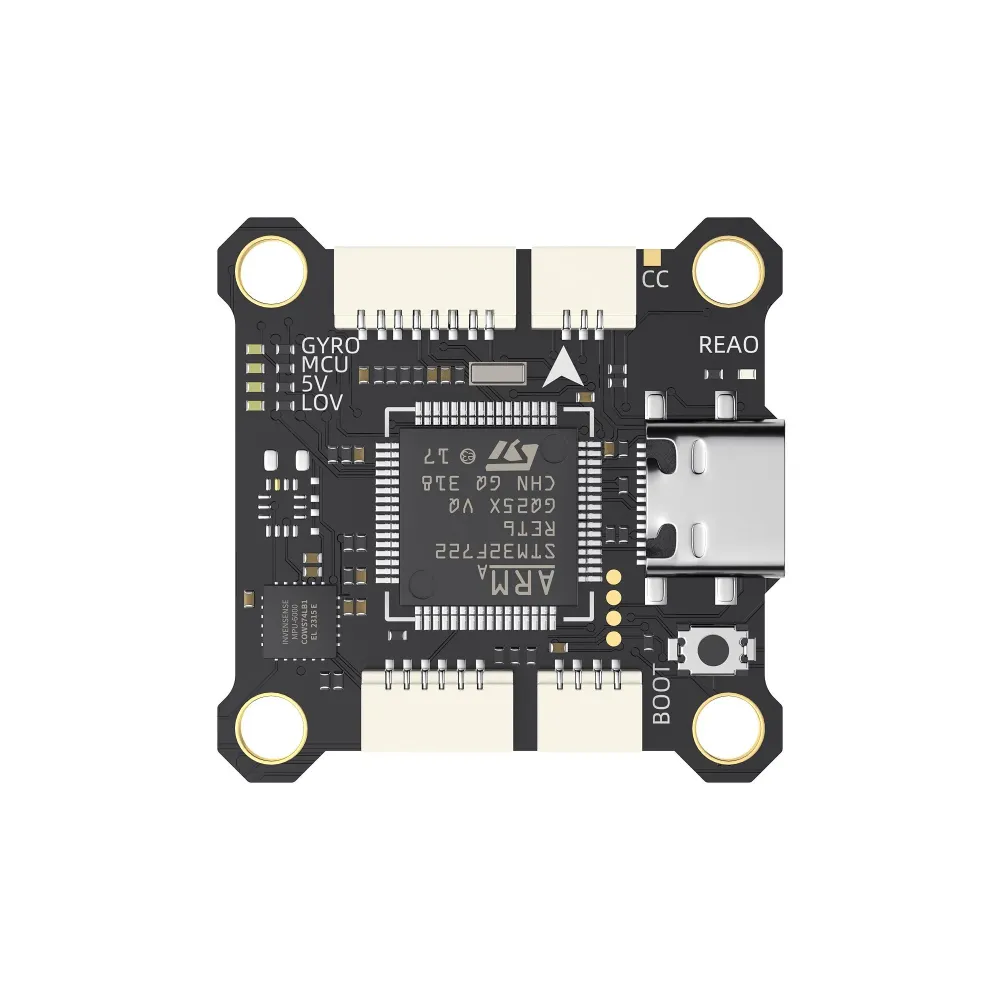 GEPRC TAKER F722 SE Flight Controller – STM32F722, 6 UARTs, 2–6S, MPU6000, Duaal BEC, 25.5x25.5mm FPV Drones