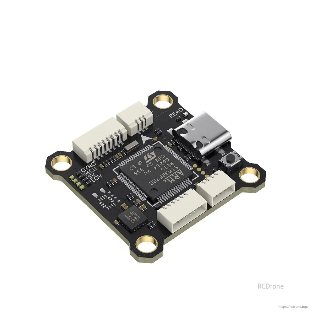 GEPRC TAKER F722 SE Flight Controller – STM32F722, 6 UARTs, 2–6S, MPU6000, Duaal BEC, 25.5x25.5mm FPV Drones