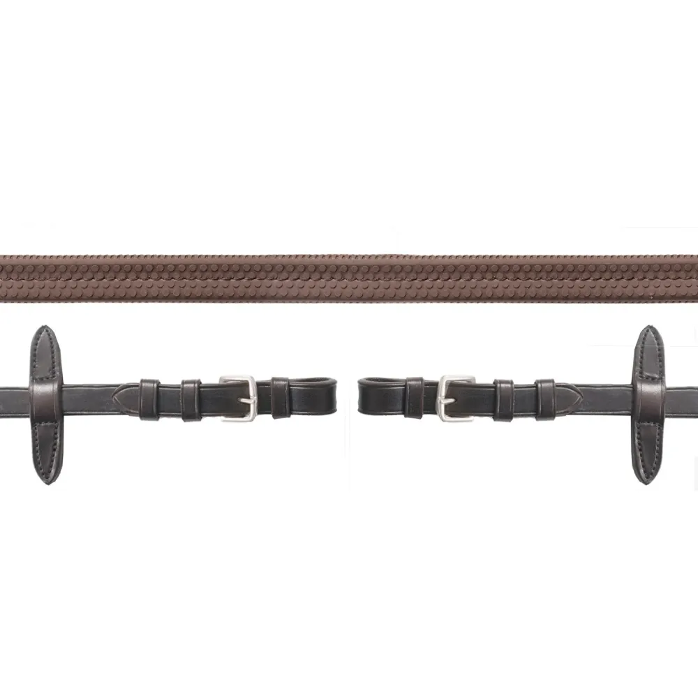 Neo elastisch strap, buckle Brown/Silver F