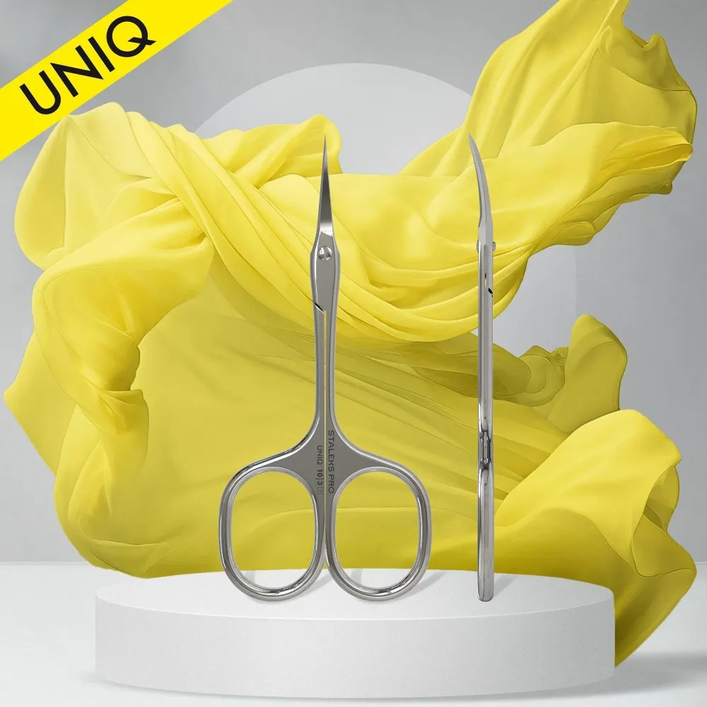 Klemhandwiel Staleks cuticle scissors "Ballerina" - UNIQ 10 TYPE 3