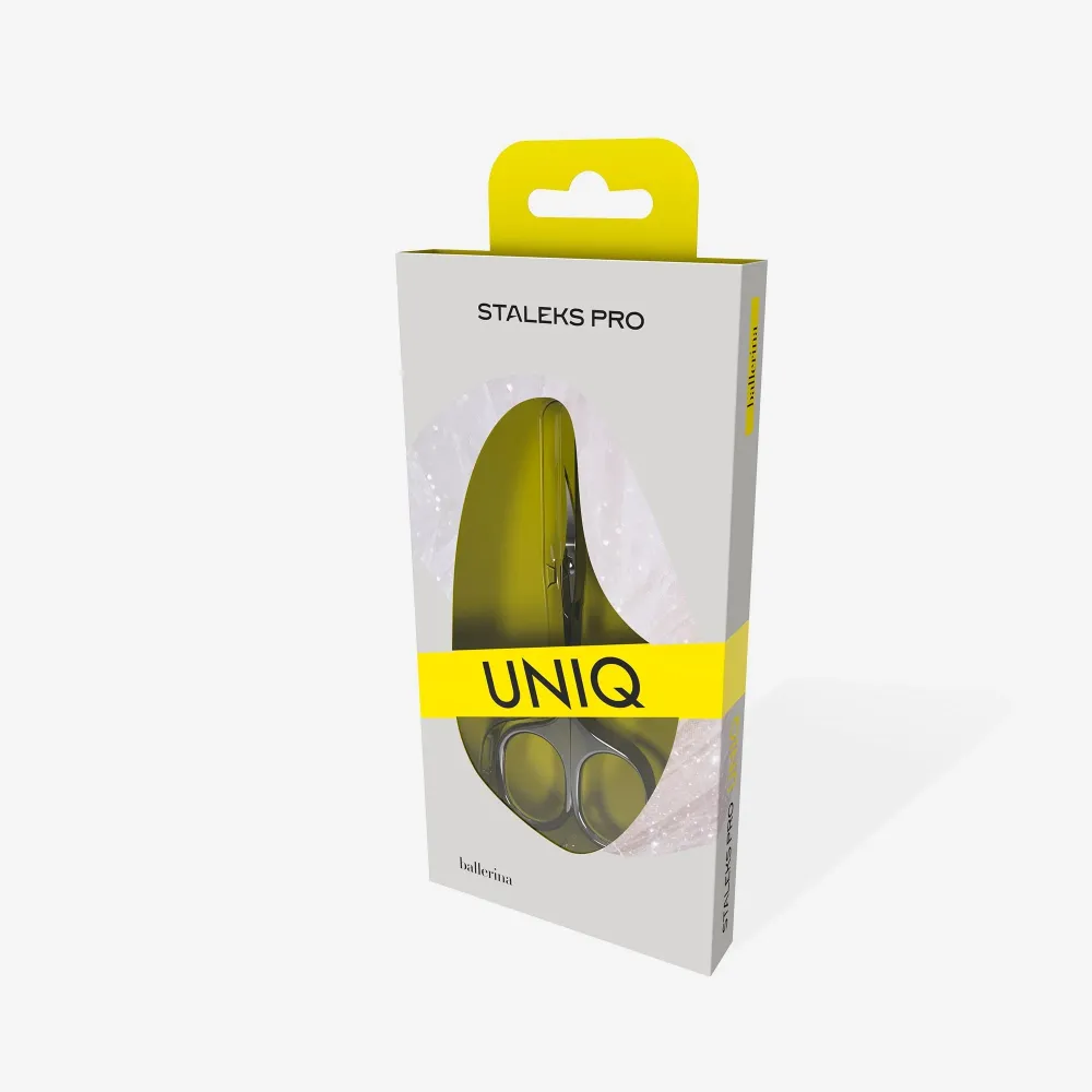 Klemhandwiel Staleks cuticle scissors "Ballerina" - UNIQ 10 TYPE 3
