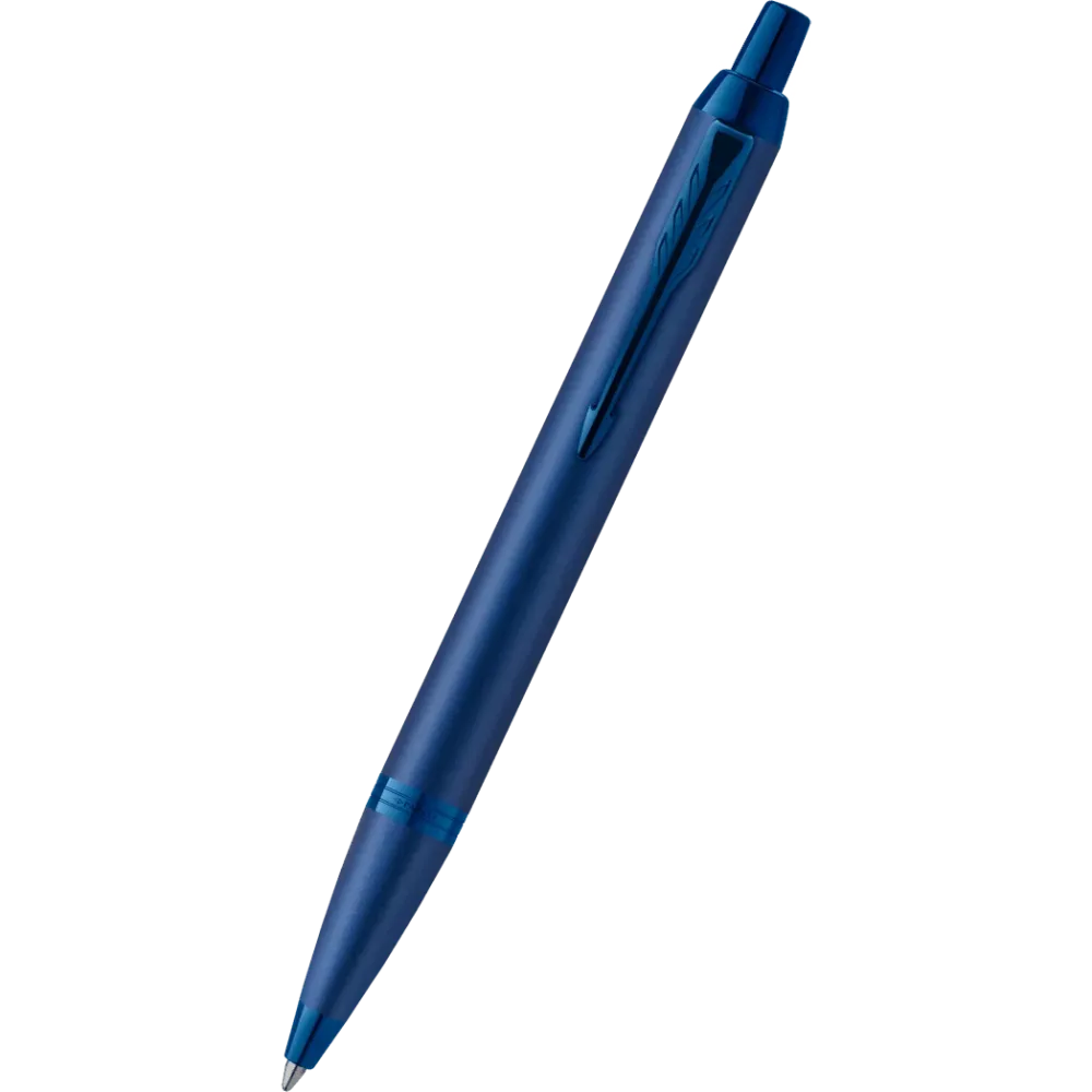 Parker IM Ballpoint Pen - Monochrome - Blauw Geanodiseerd Aluminium