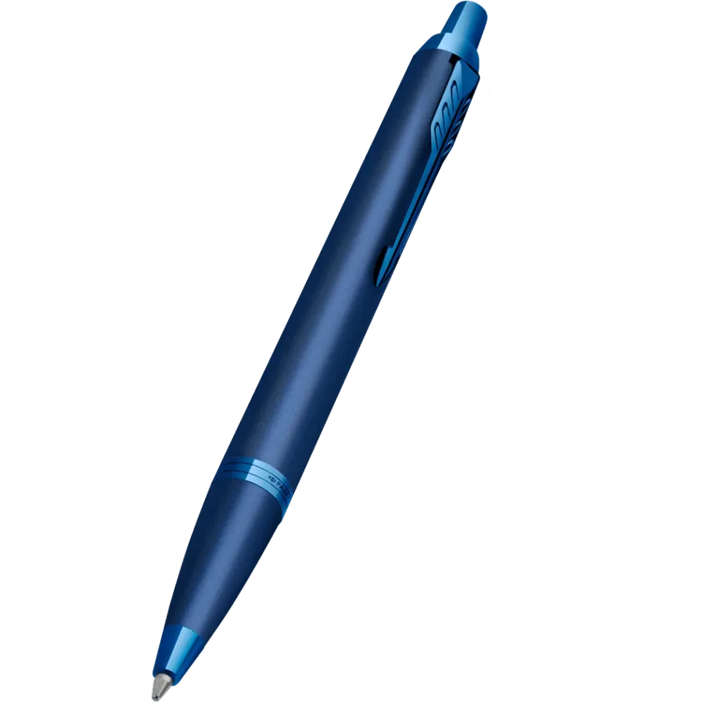 Parker IM Ballpoint Pen - Monochrome - Blauw Geanodiseerd Aluminium