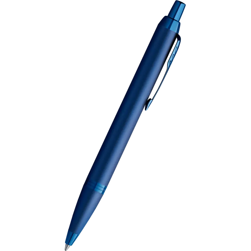 Parker IM Ballpoint Pen - Monochrome - Blauw Geanodiseerd Aluminium
