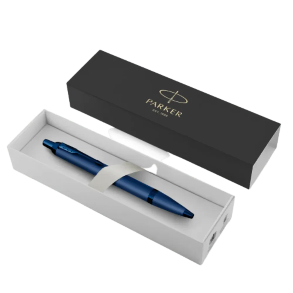Parker IM Ballpoint Pen - Monochrome - Blauw Geanodiseerd Aluminium