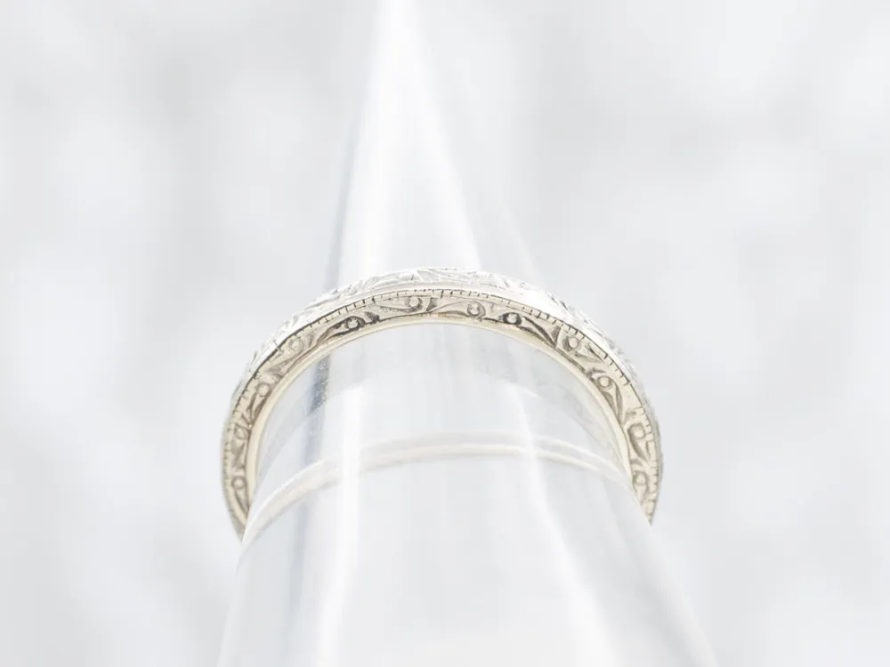 Art Carved Vintage Engraved Pattern Band