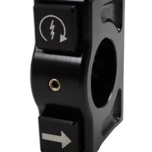 Kunststof Handwiel J-TECH 2 Button Switch Housing Right Side, Zwart Harley-Davidson