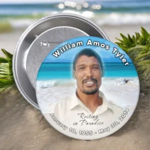 Professionele Uitvoering Caribbean Memorial Button Pin (Pack 10)