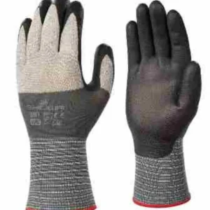 Showa Allround handschoen - 381 - microporeuze nitril gecoat - grijs - maat S
