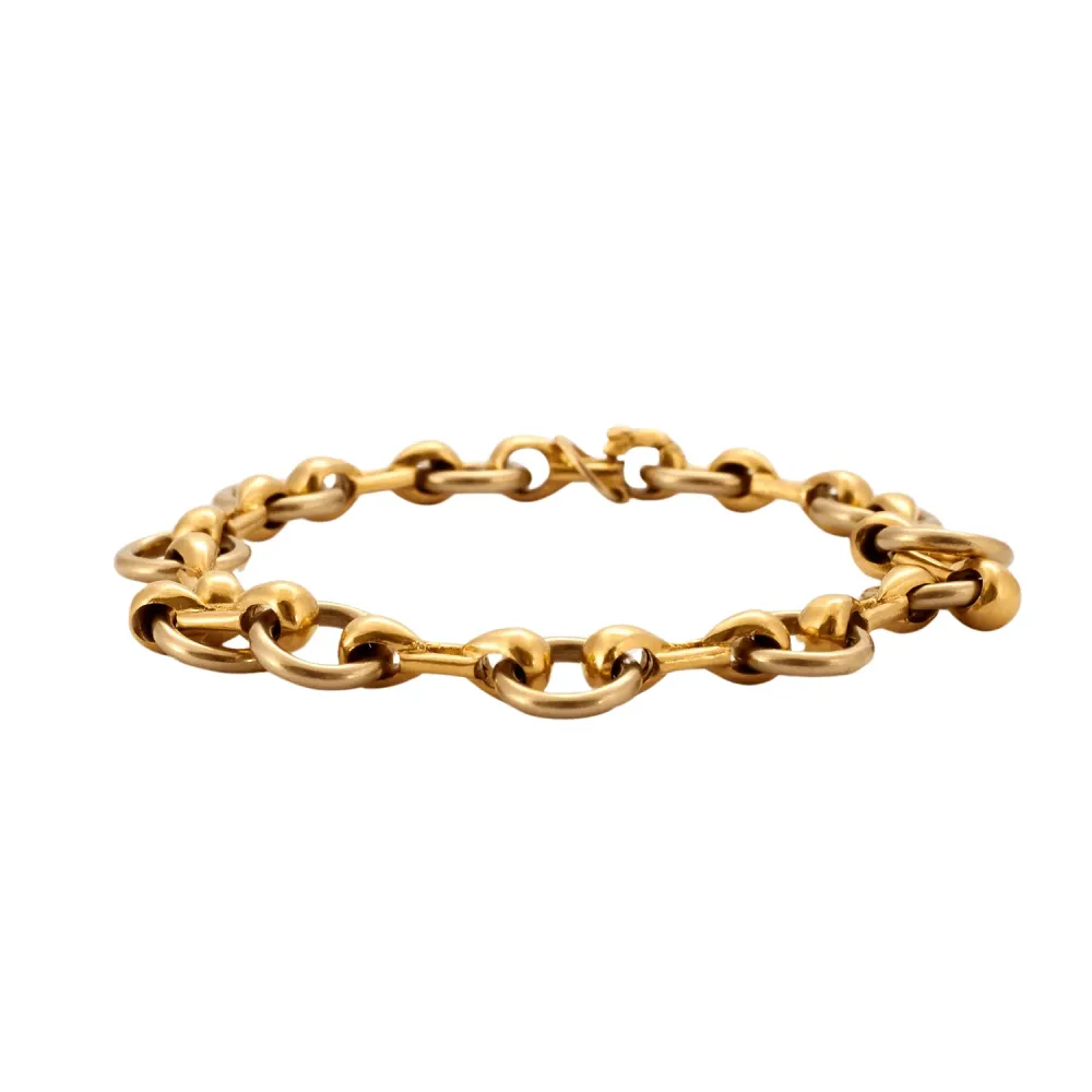 CARTIER - Ouderwets Bracelet Yellow Gold and White Gold