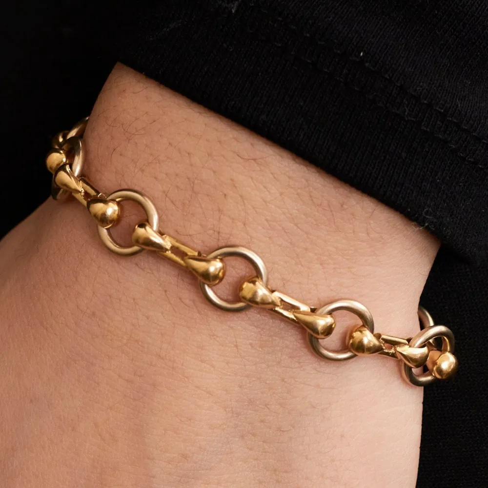 CARTIER - Ouderwets Bracelet Yellow Gold and White Gold