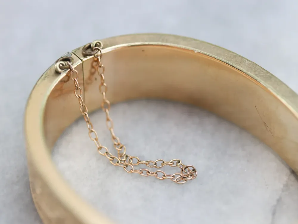 Engraved Ivy Vine Gold-Fill Bracelet