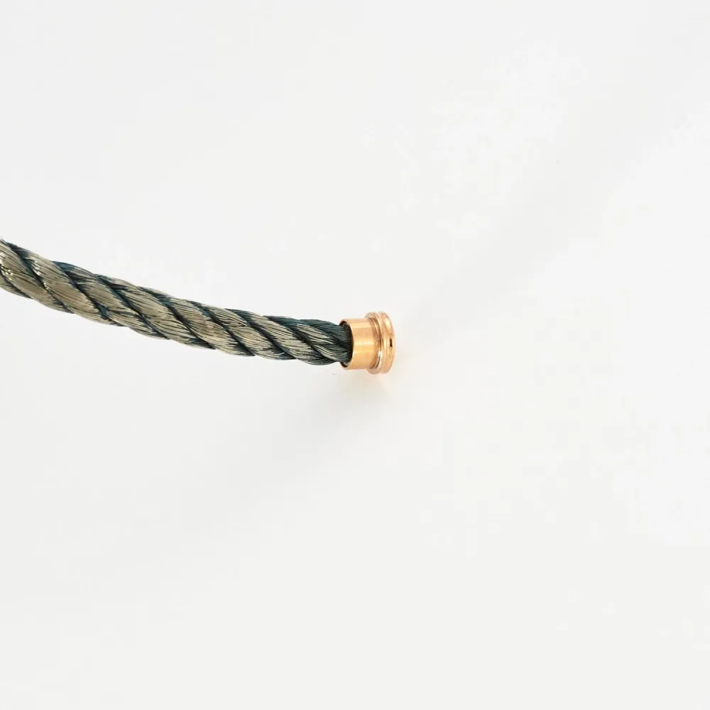 FRED - Bracelet Force 10 rose gouden and steel