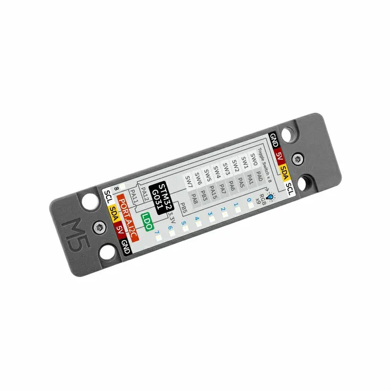 M5Stack Byte Switch Unit 8x Switches (STM32G031)