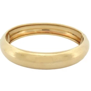 rigid bangle bracelet yellow gold