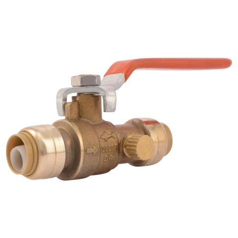 Sharkbite 1/2 . Eenkleurig Brass Ball Valve Drain
