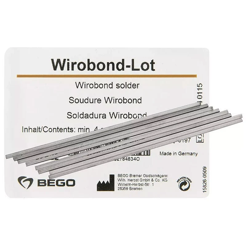 Wirobond Lot Bego welding - Wands usable aardewerk reinforcements.