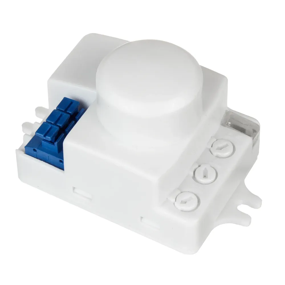 Hoge Kwaliteit DIN-rail Maclean Energy MCE323 Magnetron Bewegingssensor PIR LED Schemersensor Instelbare lichtintensiteit 10m