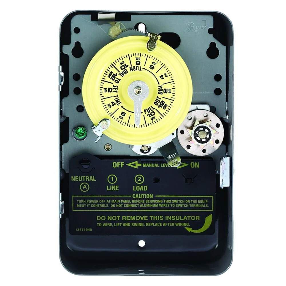 Industrieel Gecertificeerd Intermatic - T171 - 24-Hour Mechanical Time Switch Skip--Day, 120 VAC, Indoor Van metaal Enclosure