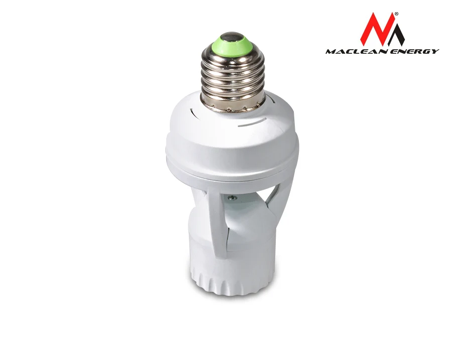 Industrieel Gecertificeerd PIR Infrarood Motion Sensor Detector Lamp Holder E27 LED -licht Socket Switch MCE24