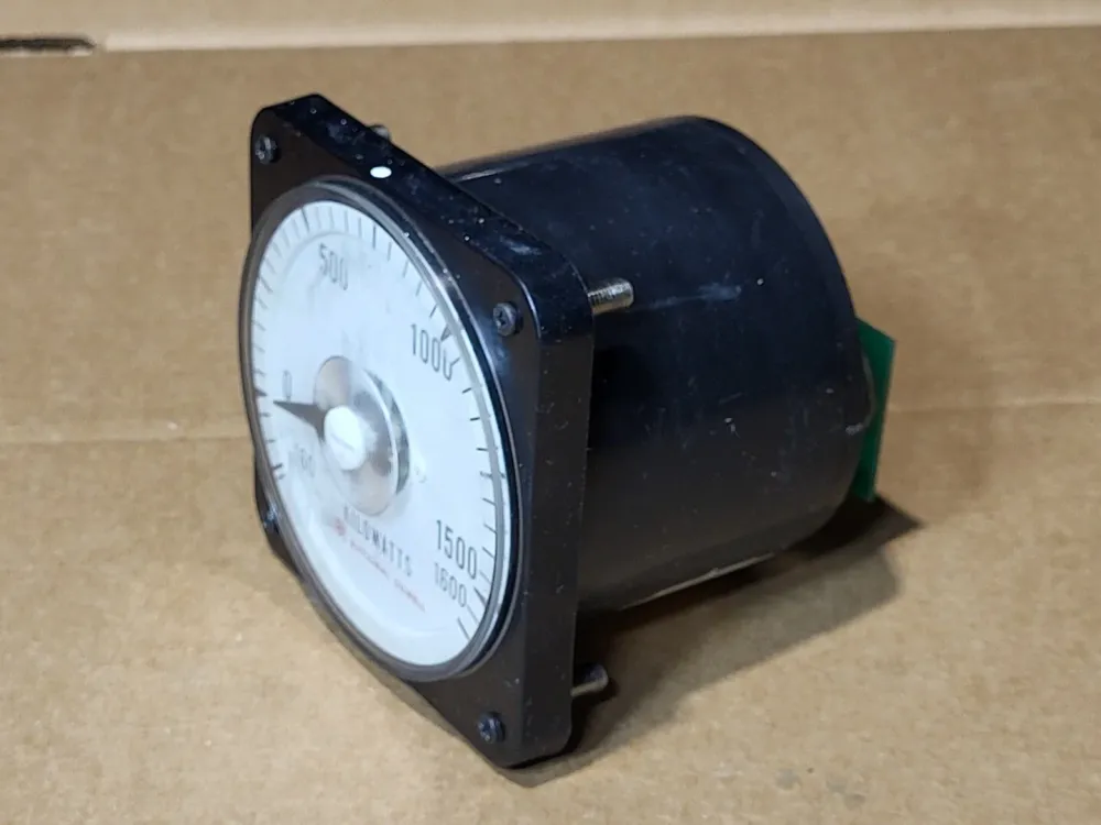 Switchboard Kilowatt Meter 103112FAZZ7/P, 0-1600 kW