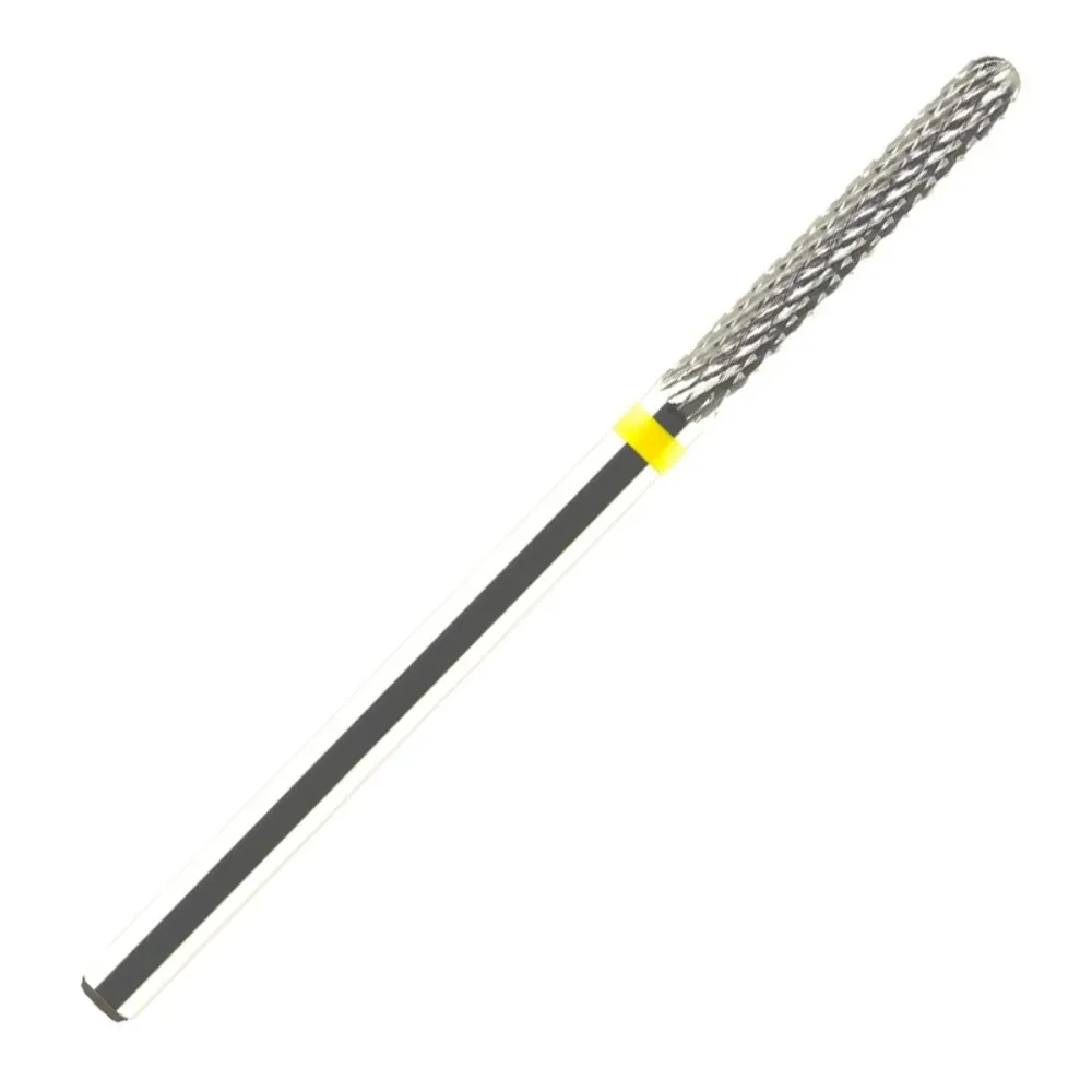 Long Cylindrical Tungsten Carbide Burr - Metal Finish