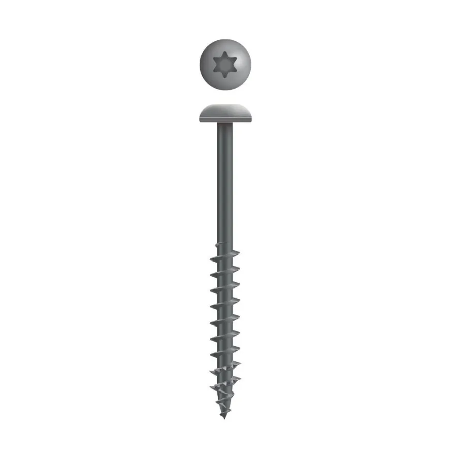 Dynaplus unischroef [100st] - AR-COATING - cilinderkop - TX-30 - 6.0x30mm