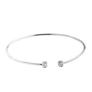 Bracelet DINH VAN Le Cube Diamant PM Sneeuwwit Gold 750/1000 - Huidvriendelijk